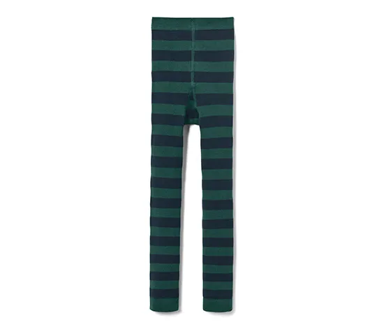 2 Paar Thermoleggings, grün-blau
