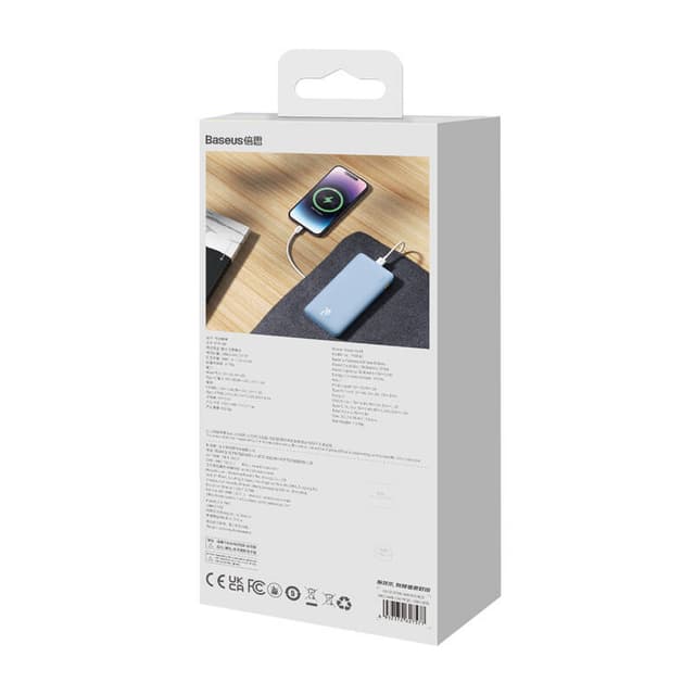 Baseus Airpow 10000 mAh 20W powerbank (blå)