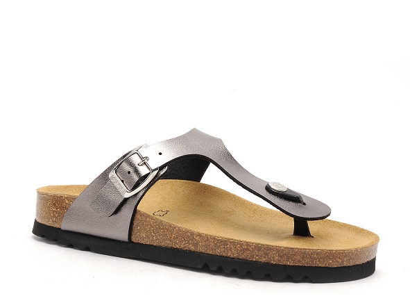 Scholl mules et sabots plats femme nicole 30055 gris