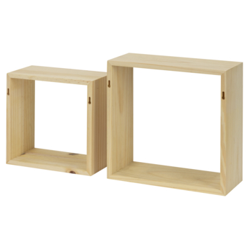 Duraline kubusset onbehandeld vuren 2 stuks