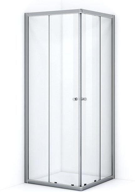 Ruby Allure Douchecabine | 70x70 cm Chroom Helder glas Schuifdeur Vierkant