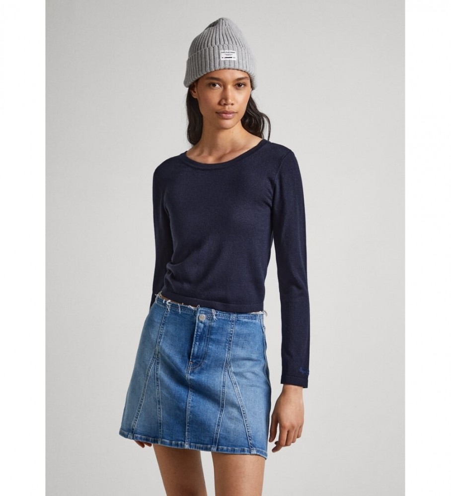 Suéter Pepe Jeans Sara S azul marinho