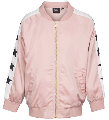 Petit by Sofie Schnoor Cardigan - Bomber - LyseRød m. Stjerner