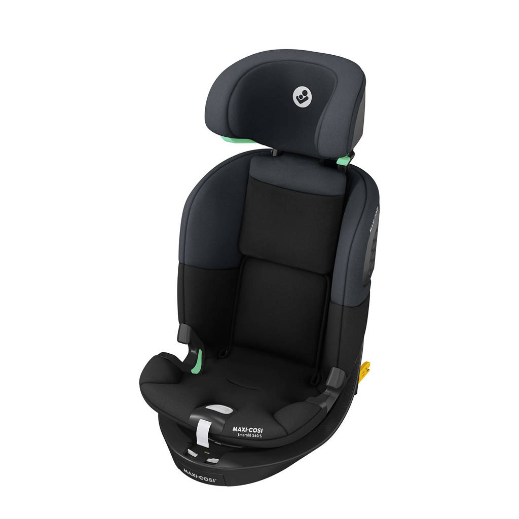 Groeit met het kind mee, is veilig en comfortabelEmerald 360 S Tonal Black