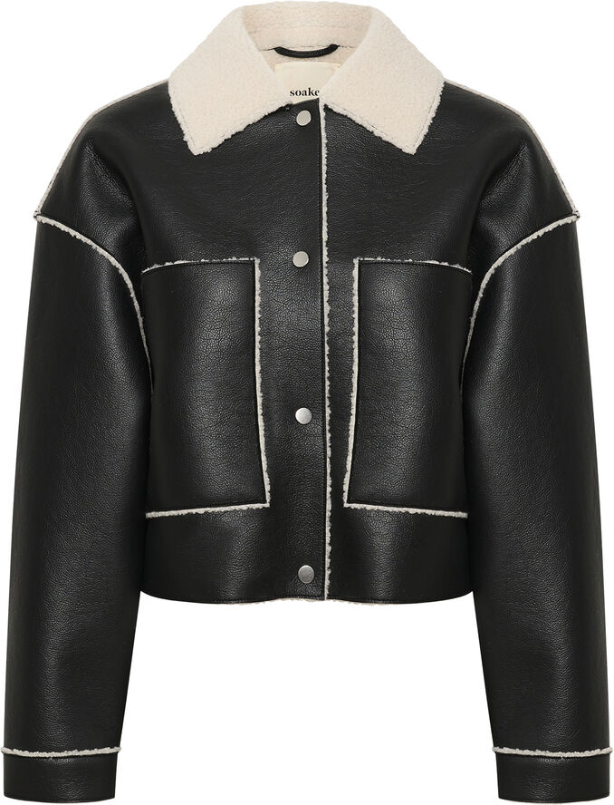 Soaked in Luxury SLLoise Jacket Black