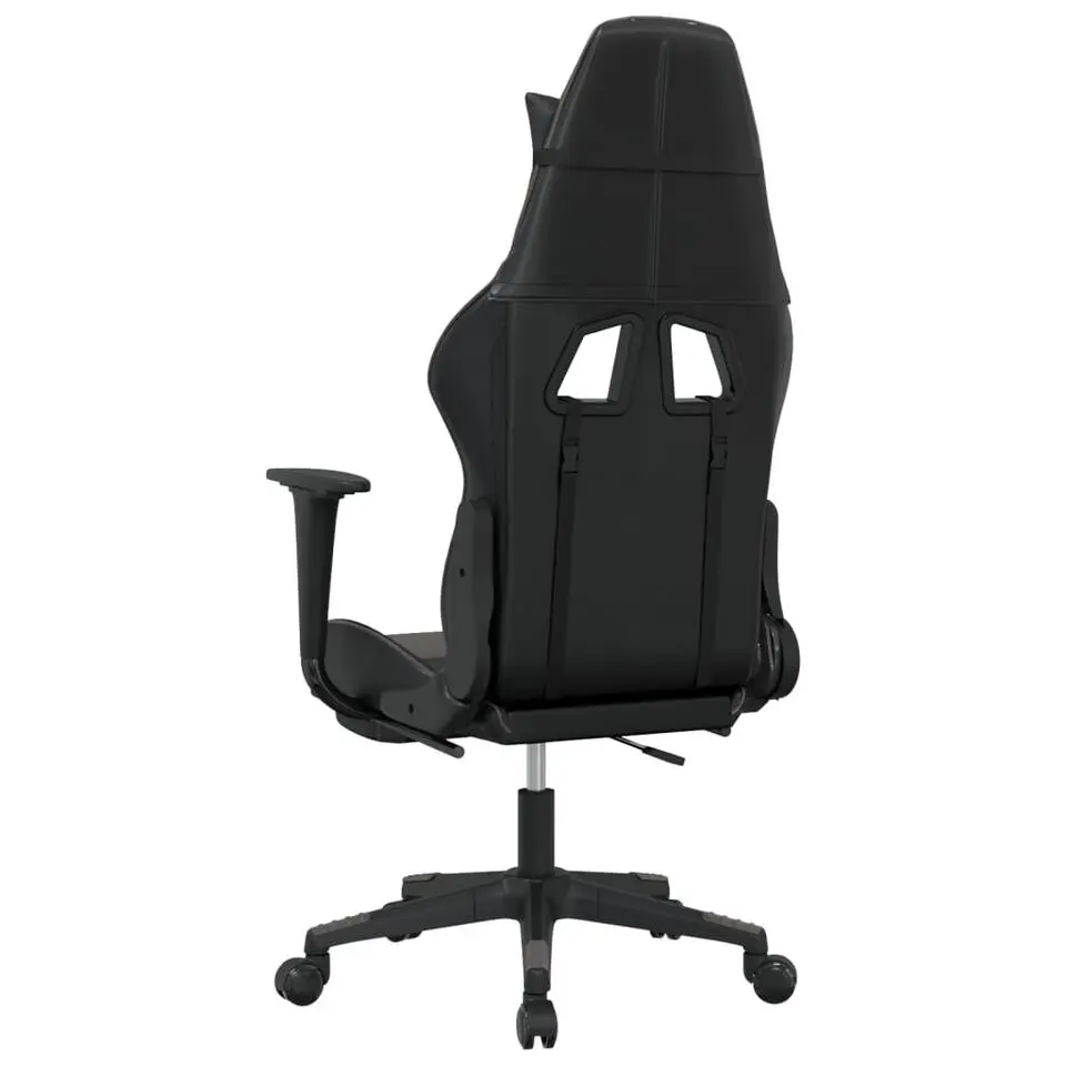 vidaXL - Gamingstoel - Grijs - Kunstleer