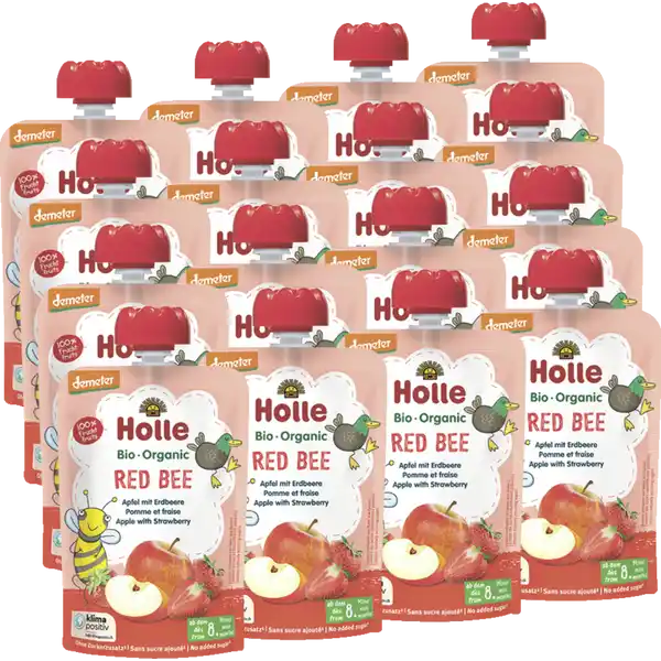 Red Bee - Apfel mit Erdbeere ab dem 8. Monat