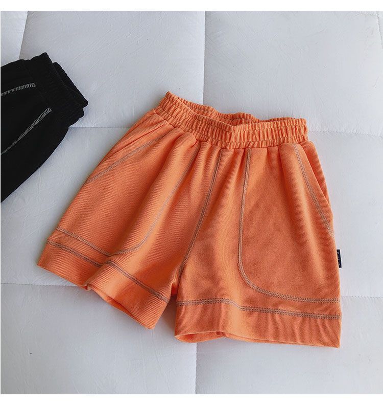 Faiar - Effen shorts met wijde pijpen en bandtaille