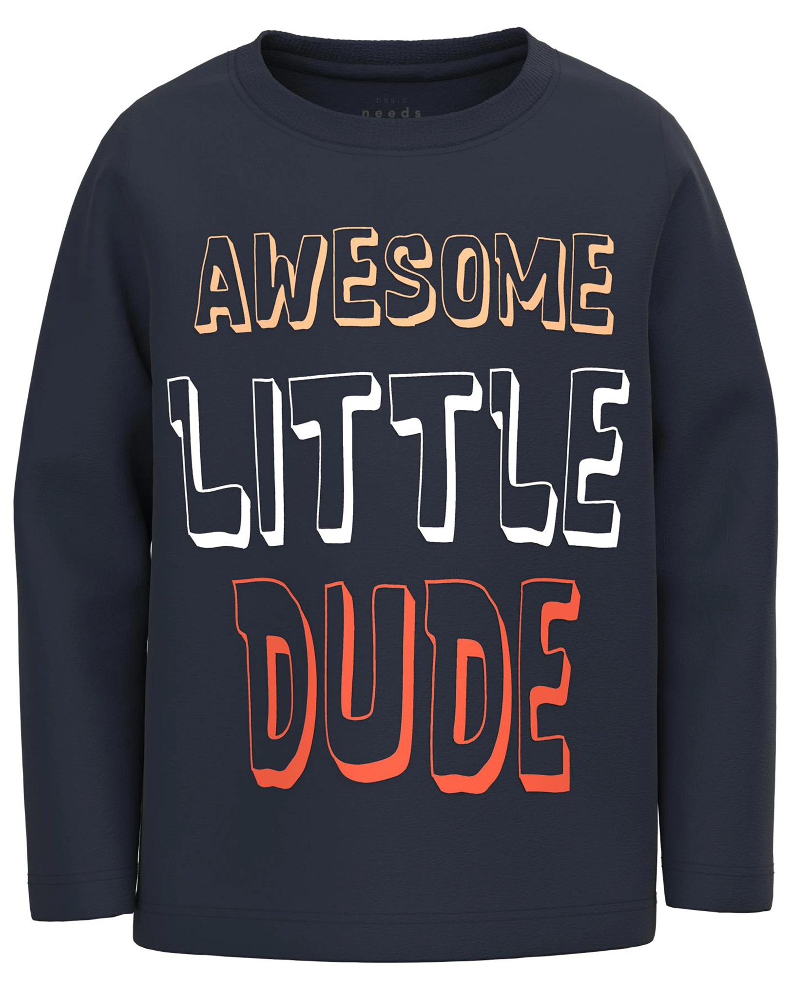 Jersey-Langarmshirt NMMVUX LITTLE DUDE in dark sapphire