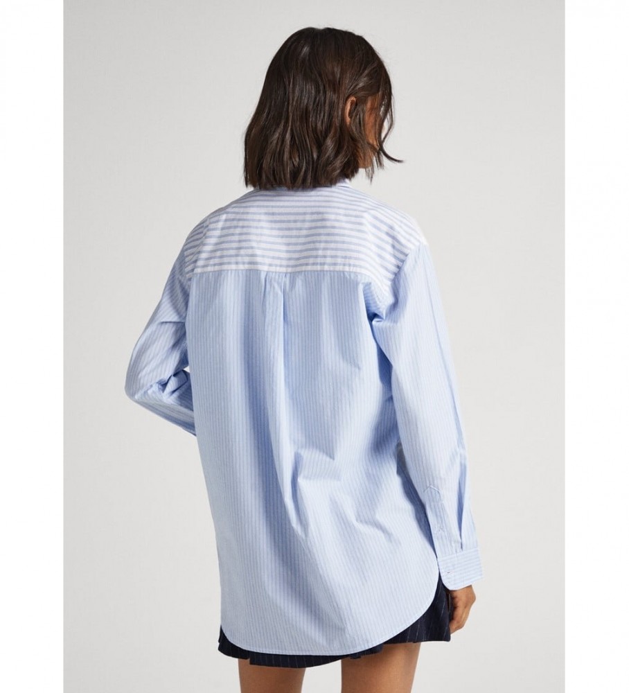 Camisa azul Ivanka da Pepe Jeans