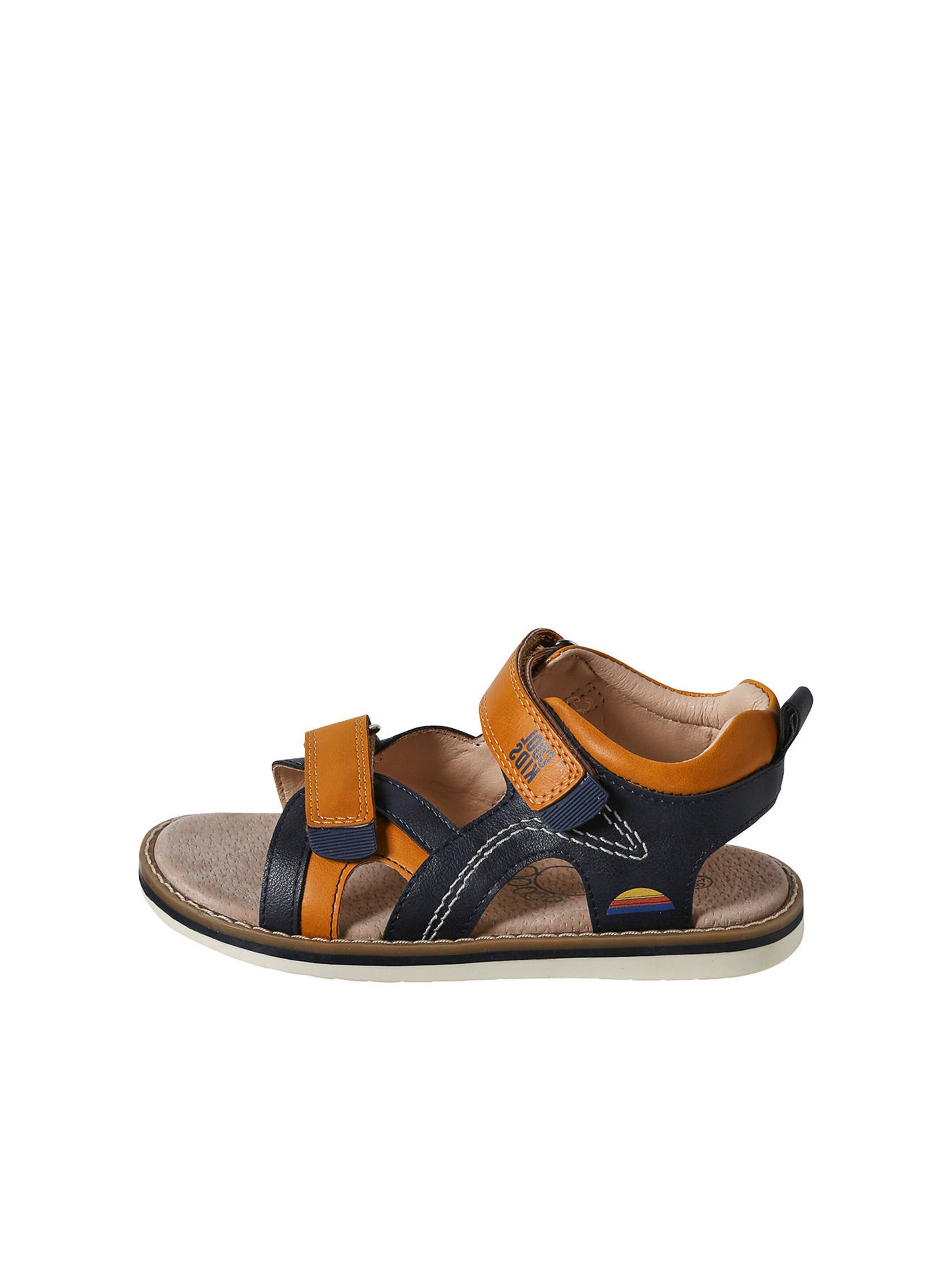 Vertbaudet Kinder Sandalen mit Anziehtrick marine