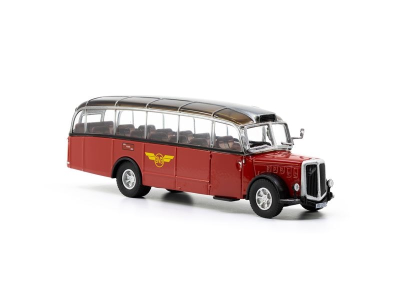 ACE Bus L4C Alpenwagen IIIa BVB 1:87 Hochwertiges L4C Alpenwagen IIIa Metallmodell
