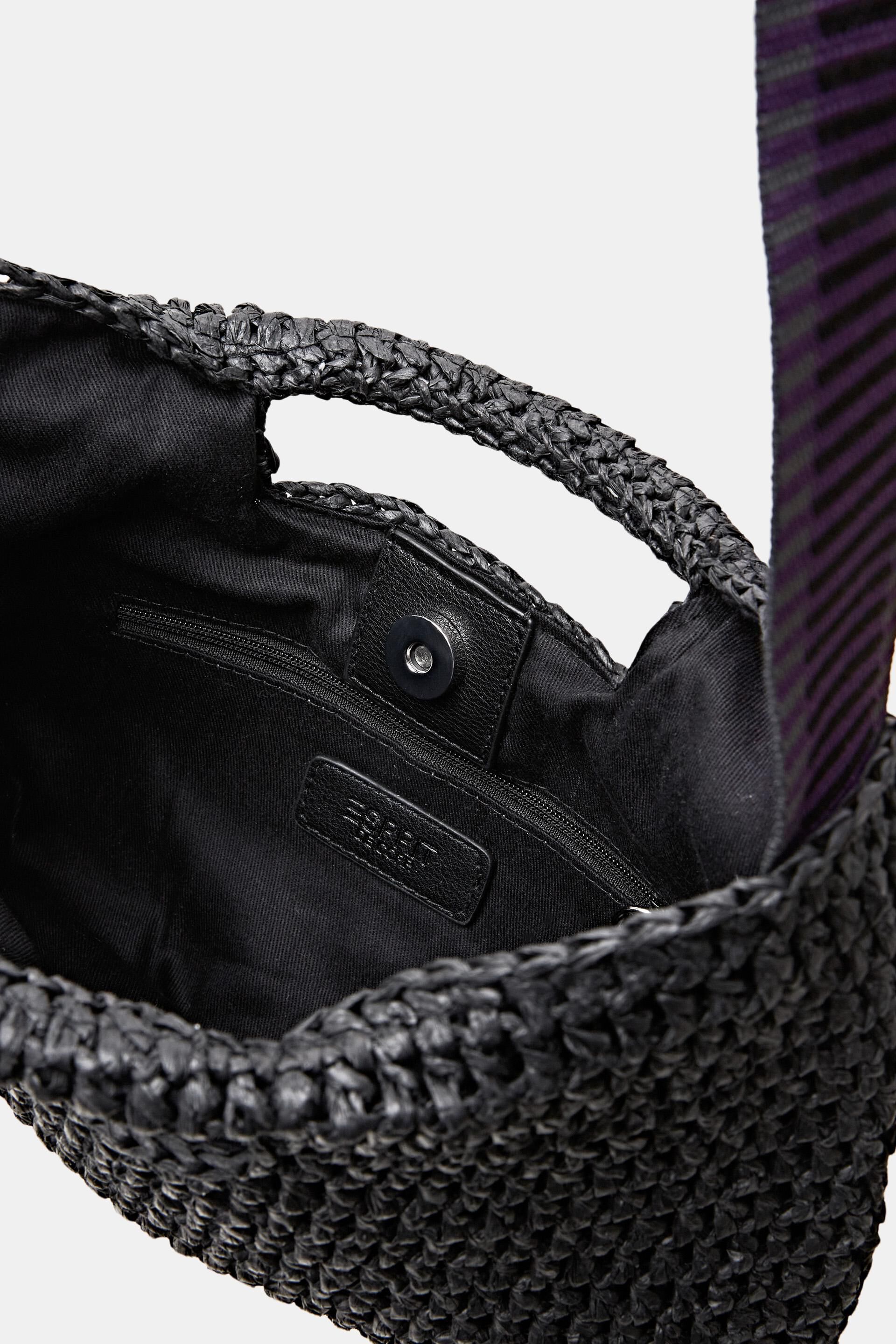 Sac porté épaule en raphia