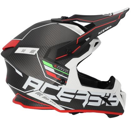 Casque cross Acerbis STEEL CARBON ECE 2206 2023 - Rouge