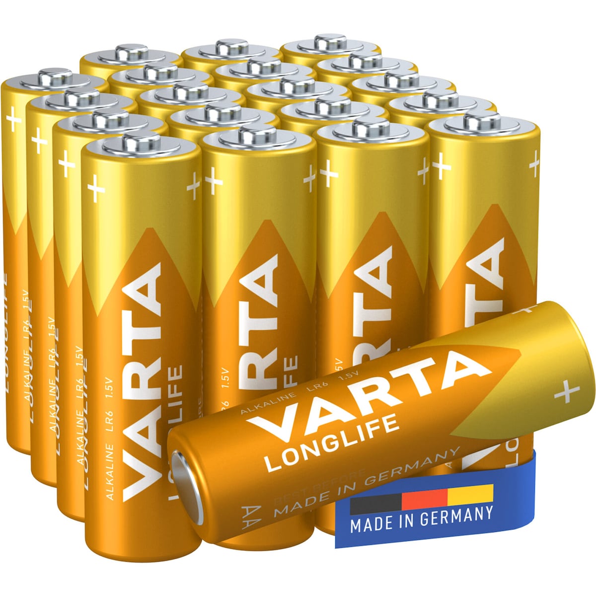Varta Longlife AA / LR6 batteri 20-pakning