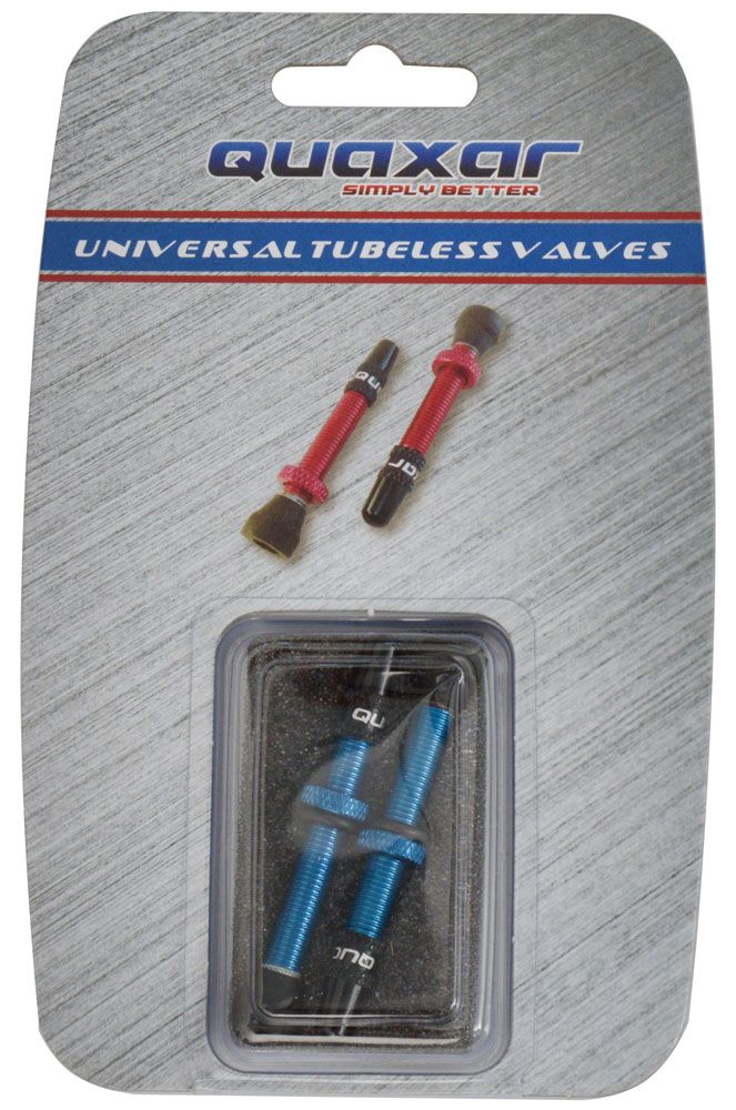 Quaxar Tubelessventile Universal 45mm Alu blau kaufen | Bike-Discount