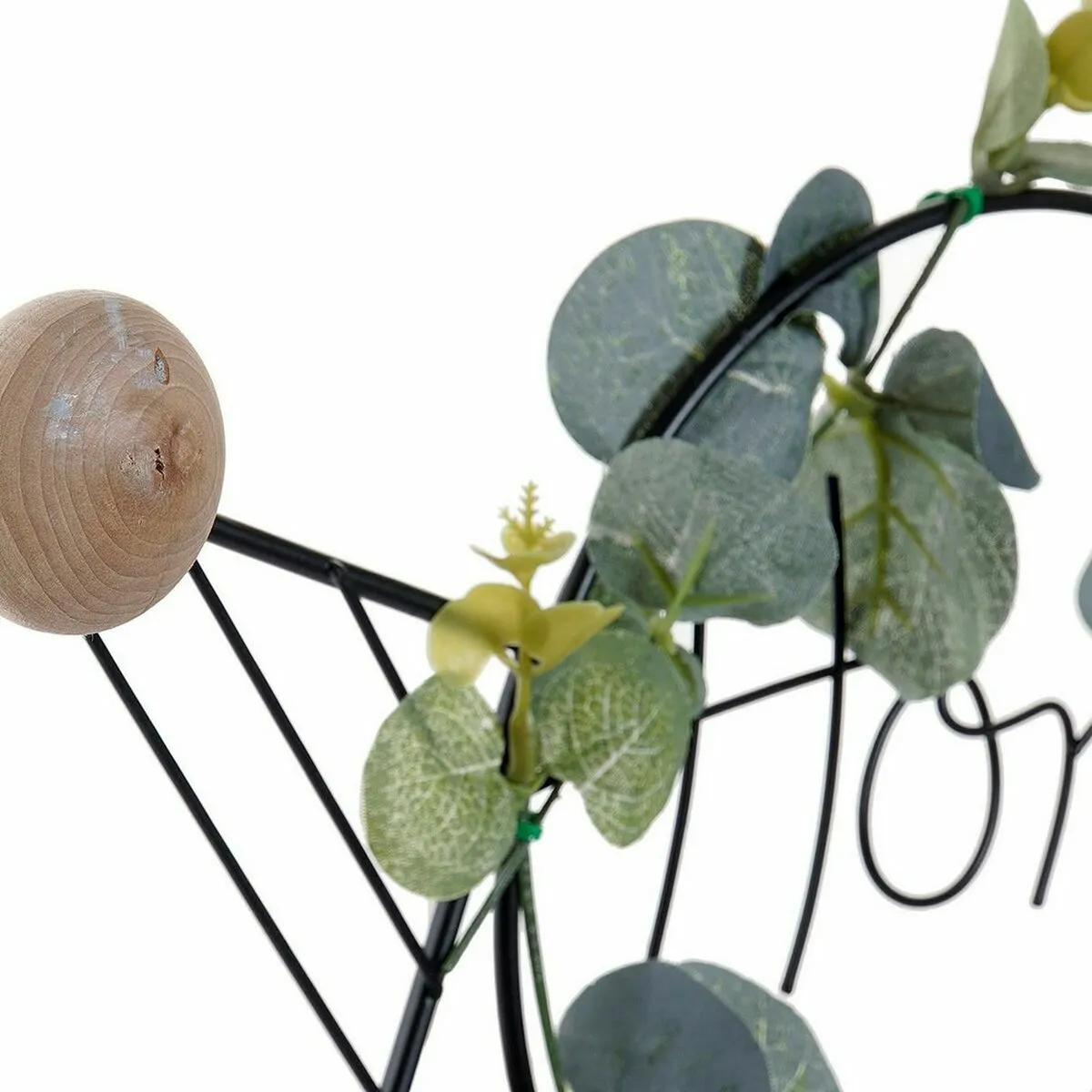 DKD Home Decor Portemanteau Métal - Noir Naturel