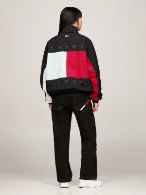 Tommy Remastered Jaqueta Dual Gender Signature Color-Blocked