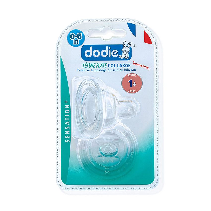 Set de 2 tétines Sensation+ débit 1 - Silicone 0-6m - Doré