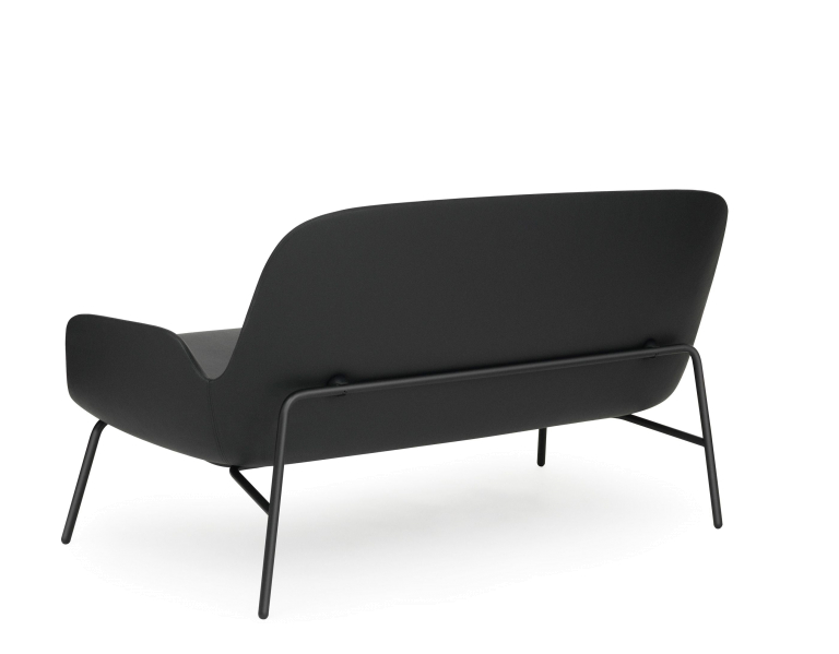 Normann Copenhagen Era Sofa bank met zwart stalen onderstel tango leather zwart
