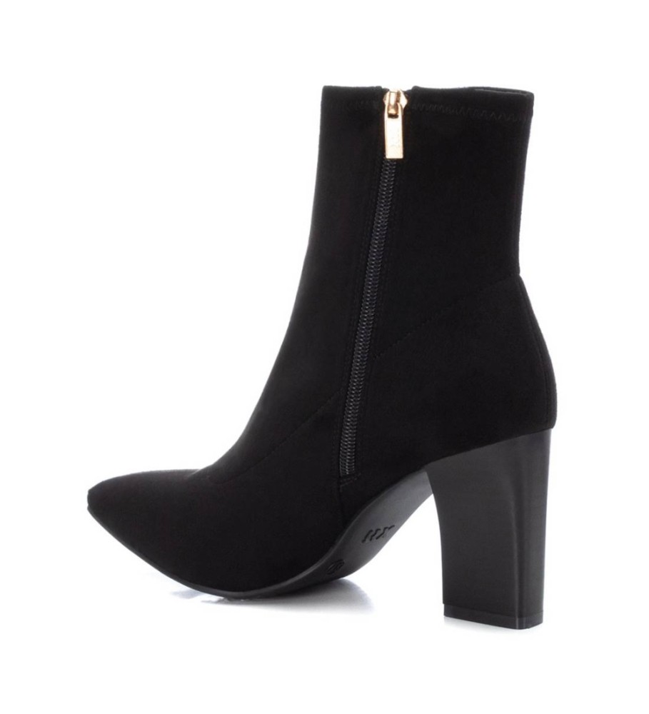Botas de cano curto Xti 142026 pretas - Altura do salto: 8 cm -