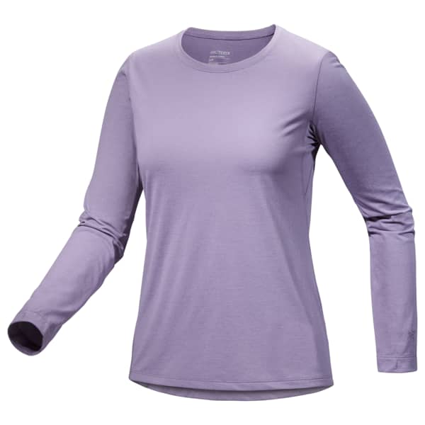 T-shirt randonnée ARC'TERYX TAEMA CREW LS W VELOCITY HEATHER