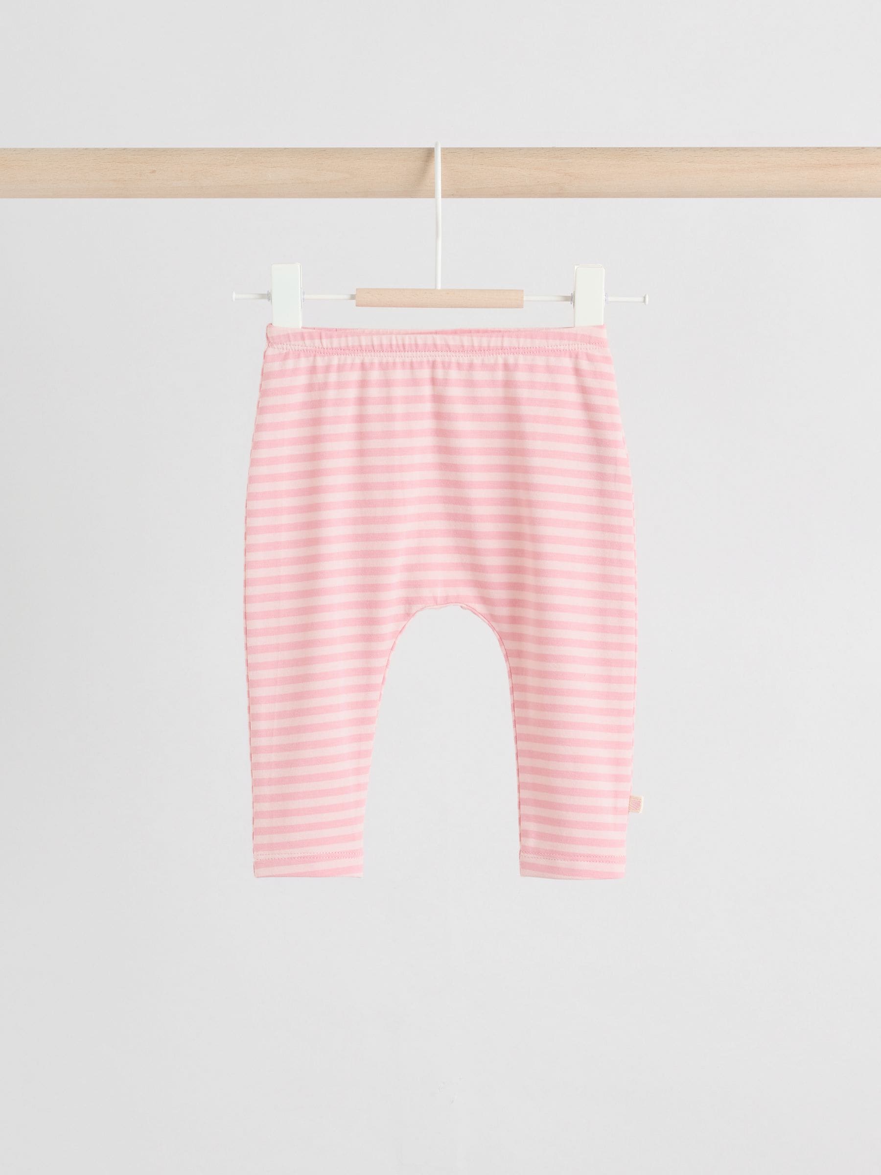Roze met konijnen - 2 -delige Set van Fleece Tops en Leggings voor Baby''s (0mnd-2jr)