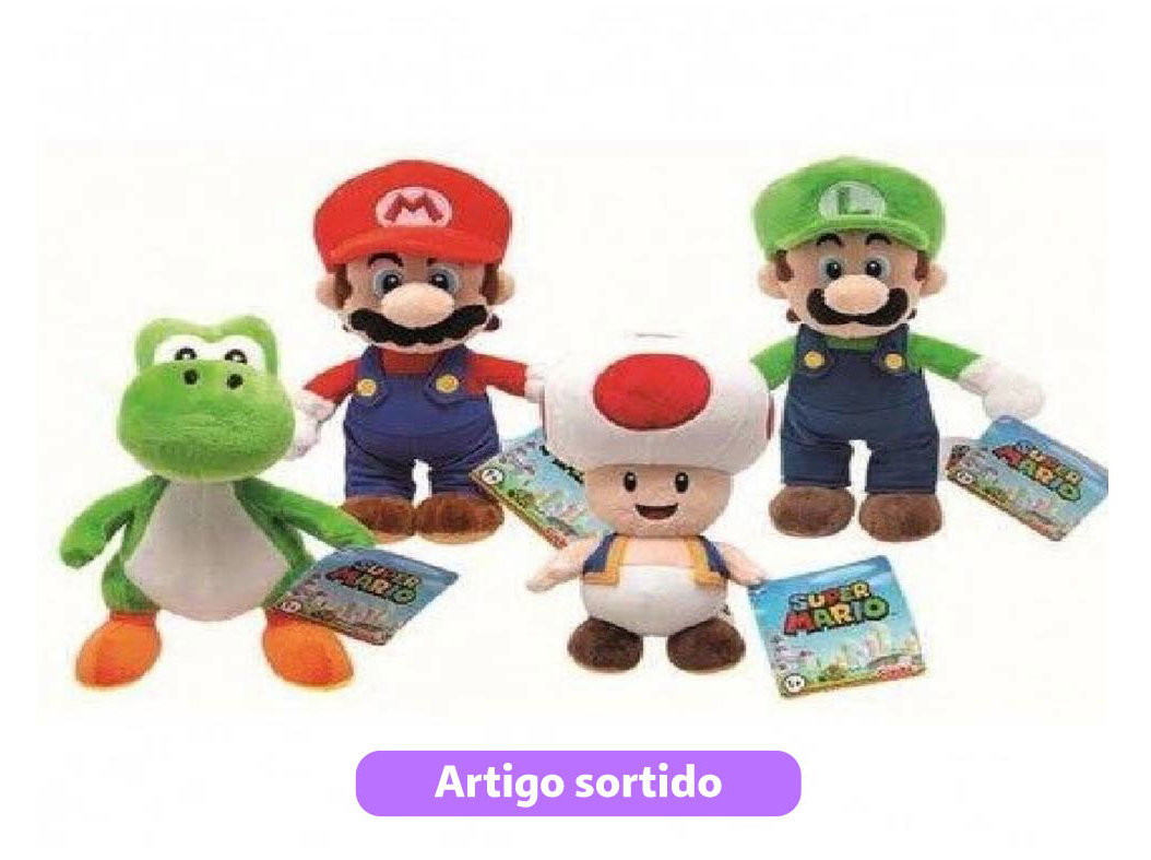 PELUCHE SUPER MÁRIO SIMBA MODELOS SORTIDOS