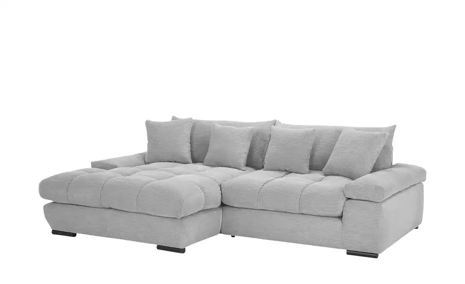 Ecksofa Hella links Hellgrau