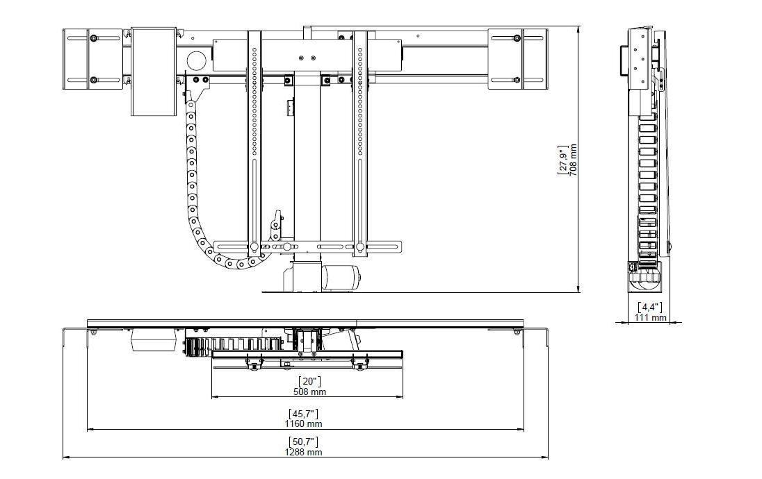 TV-Lift Premium 1 0454 max. 30 kg<br>TV-Lift