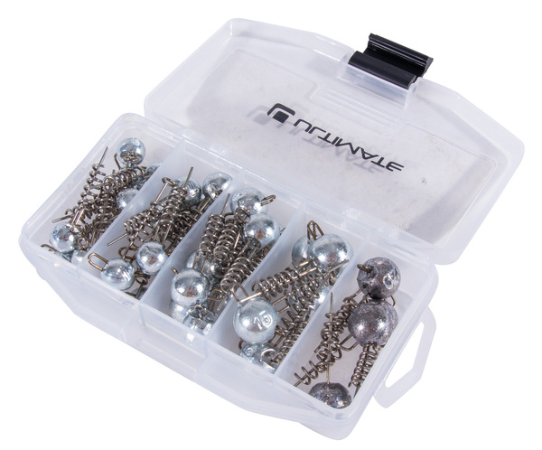 Boîte de têtes plombées en zinc Ultimate À vis Sans plomb (5-20g) (33pièces)