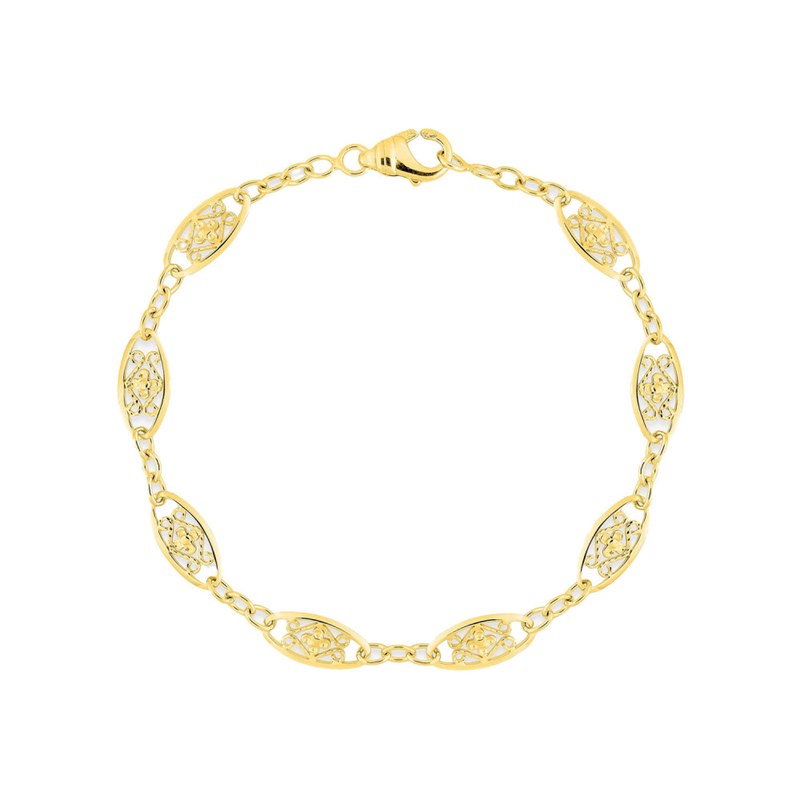 Bracelet Femme - Or 18 Carats - Longueur : 18 cm