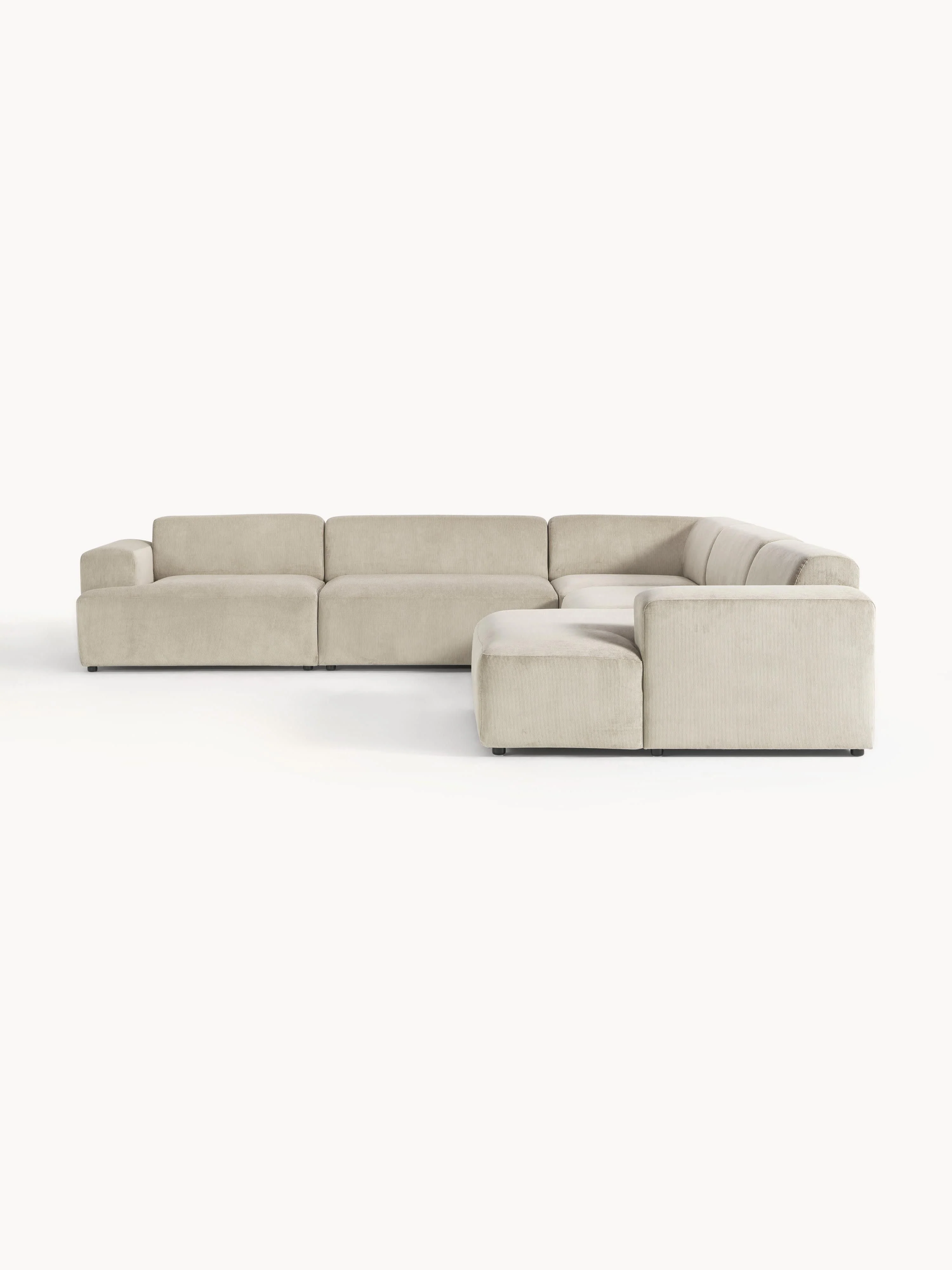 Corduroy hoekbank Melva