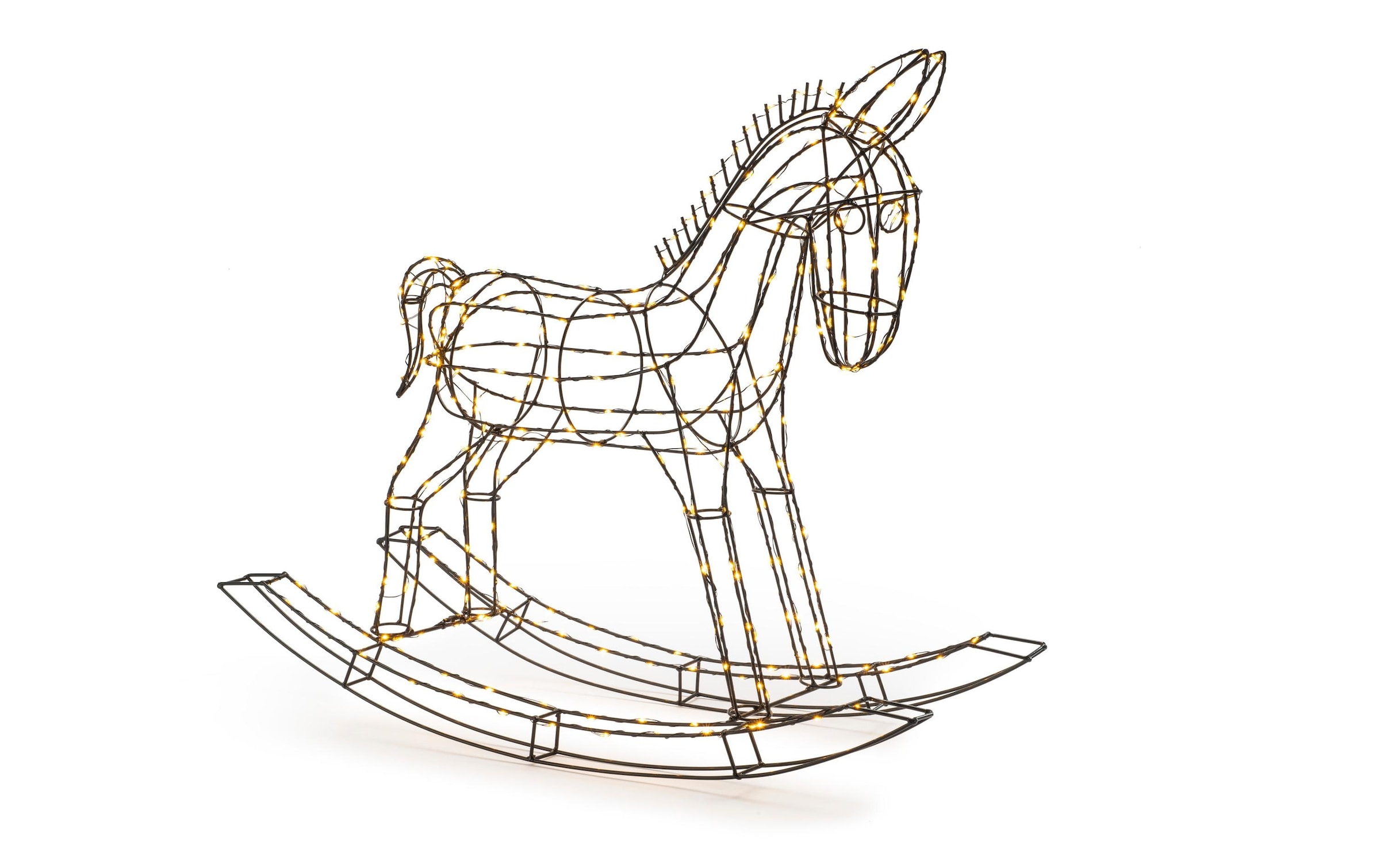 STT LED Dekofigur »Figur Rocking Horse« Warmweiss