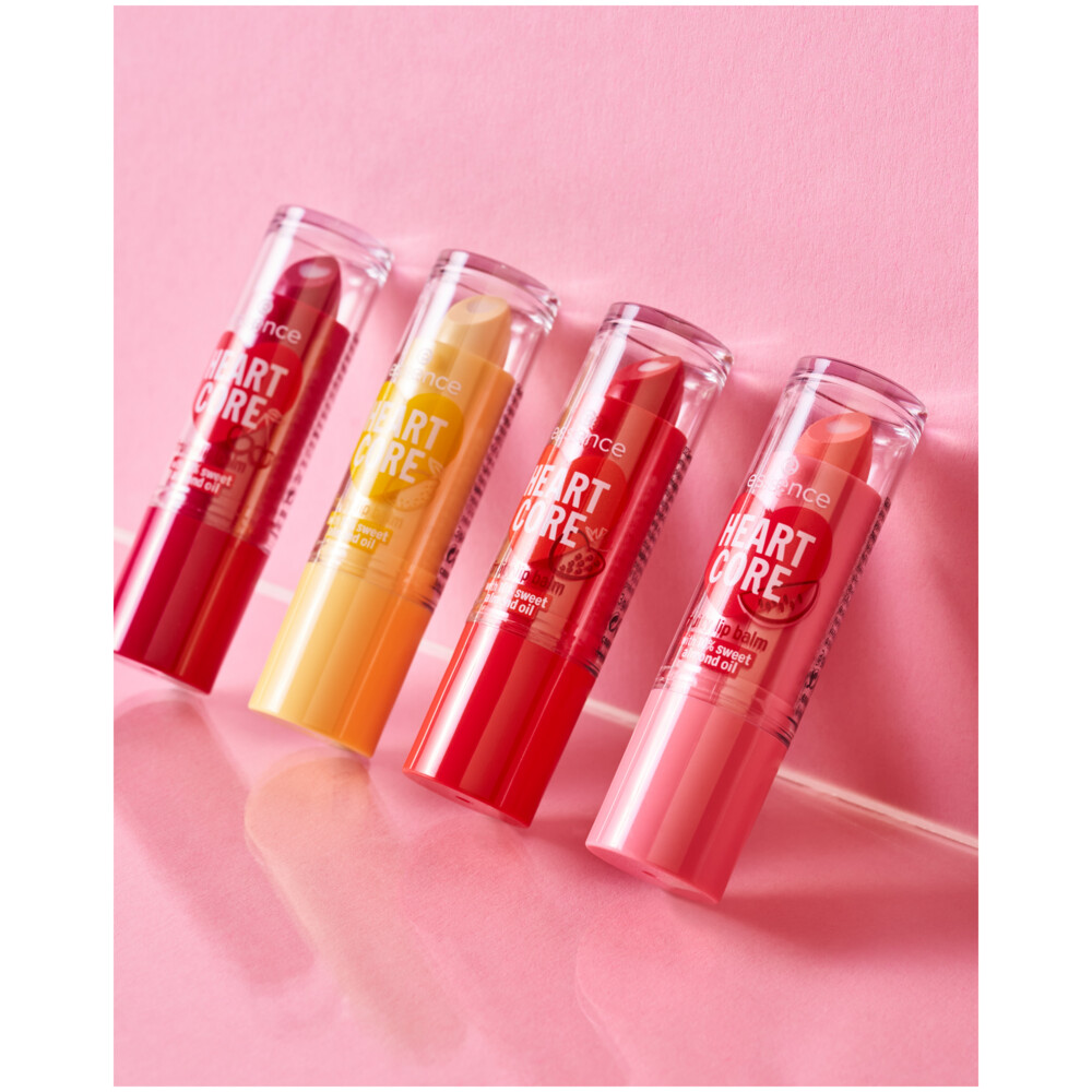 essence Heart Core Fruity Lip Balm 02 Sweet Strawberry3 gr