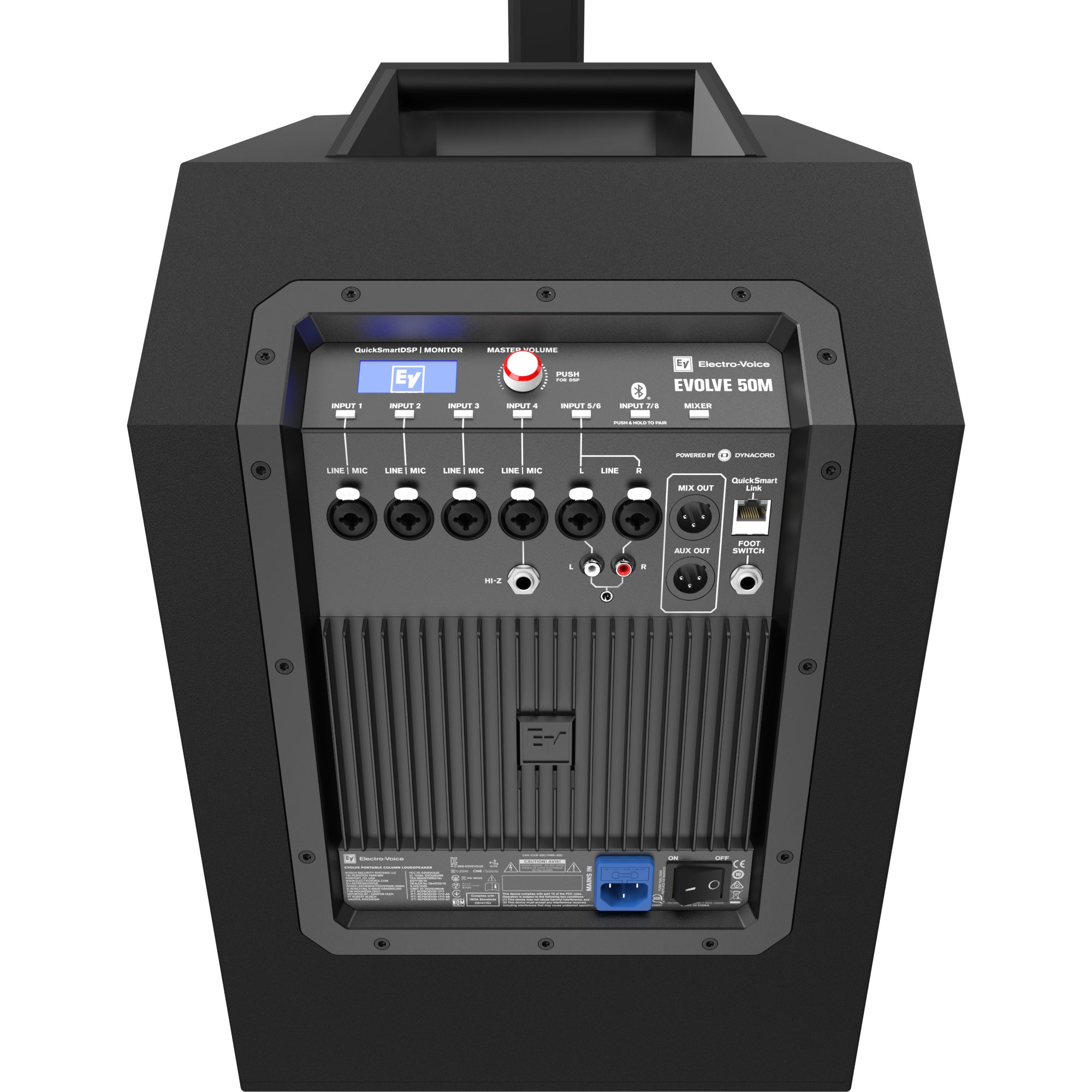 Electro-Voice Evolve 50M Black portable speaker-zuilsysteem