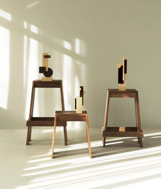 Normann Copenhagen Join Sculpture woondecoratie large Ash/Carbonized Ash
