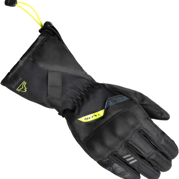 Ixon - Gants Pro Eddas Noir / Jaune fluo