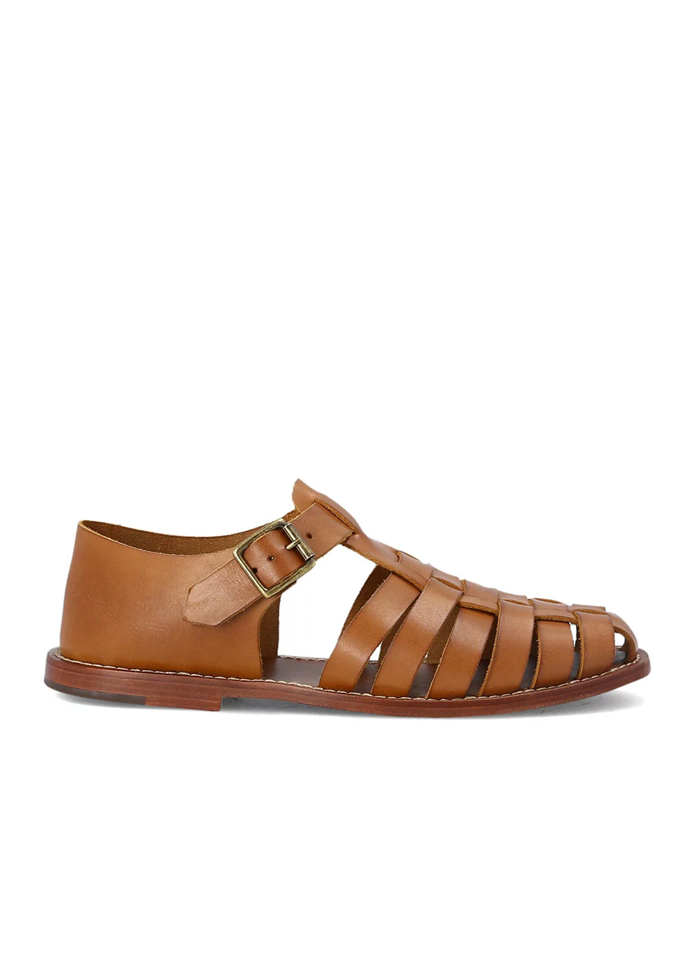 SANDALE FISHERMAN CUIR TAN