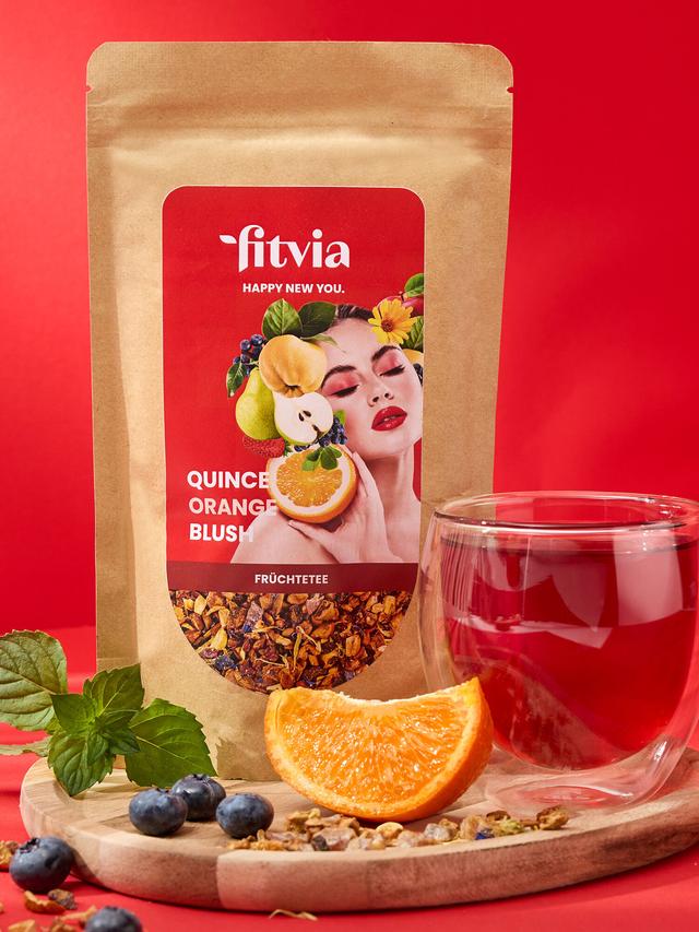 Früchtetee Quitte-Orange-Granatapfel, 3er-Set