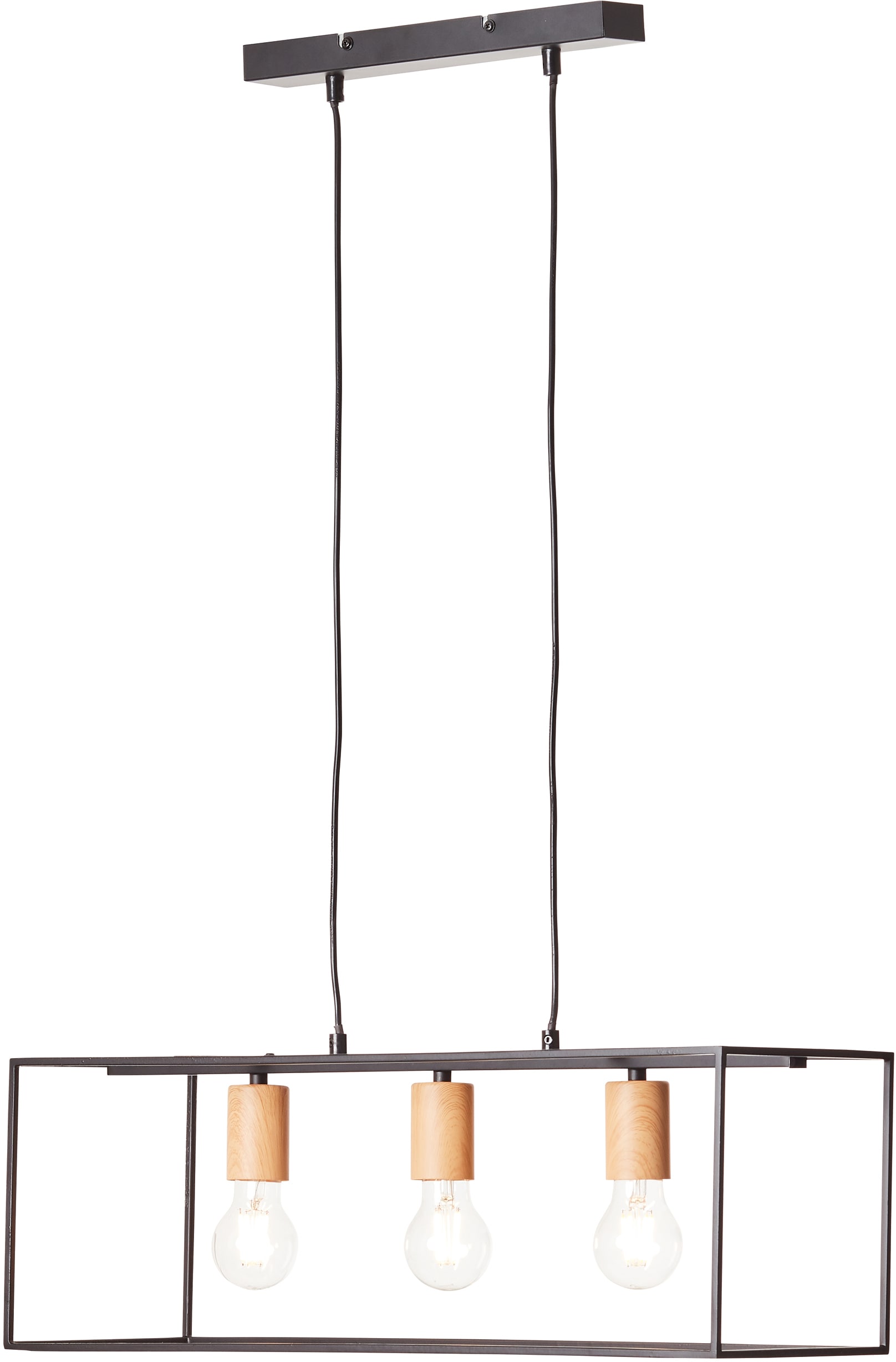 Brilliant Pendelleuchte »Arica« E27 1 Stk. Hängelampe 3flg