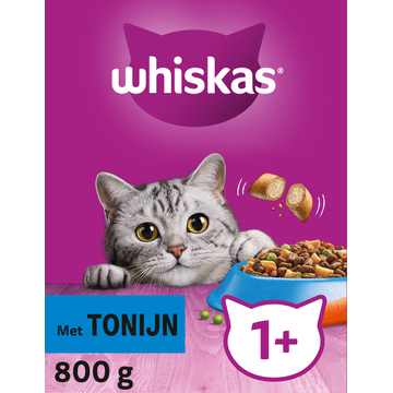 Whiskas Adult Kattenbrokken Tonijn doos 800 g