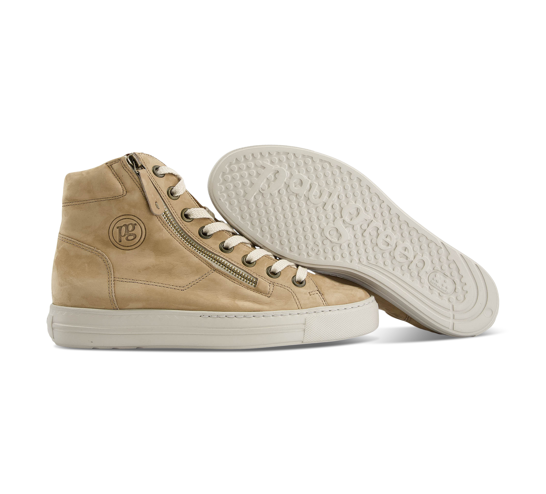 Paul Green Super Soft - Schnürstiefel beige/taupe
