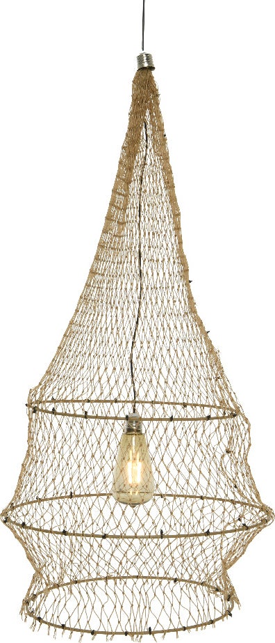 Decoris solar tuinverlichting Victor naturel D 38 H 80 cm