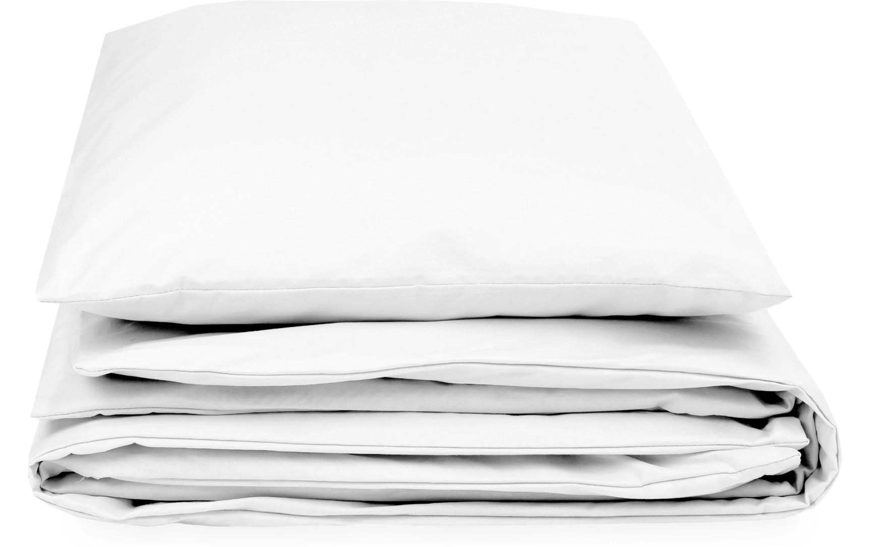 Kinderbettwäsche Weiss 100 x 135 cm + 40 x 60 cmWeiche und strapazierfähige Bettwäsche