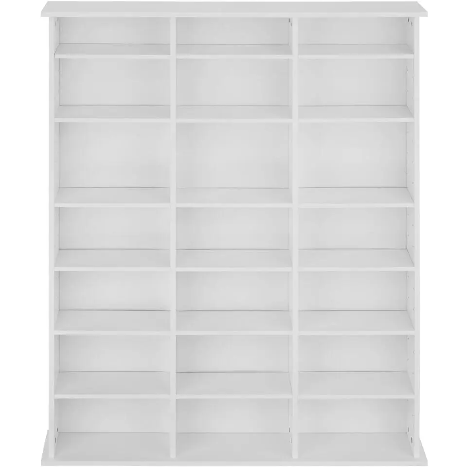 tectake Kast Stevie 105,5x19x136,5cm, Mat Wit