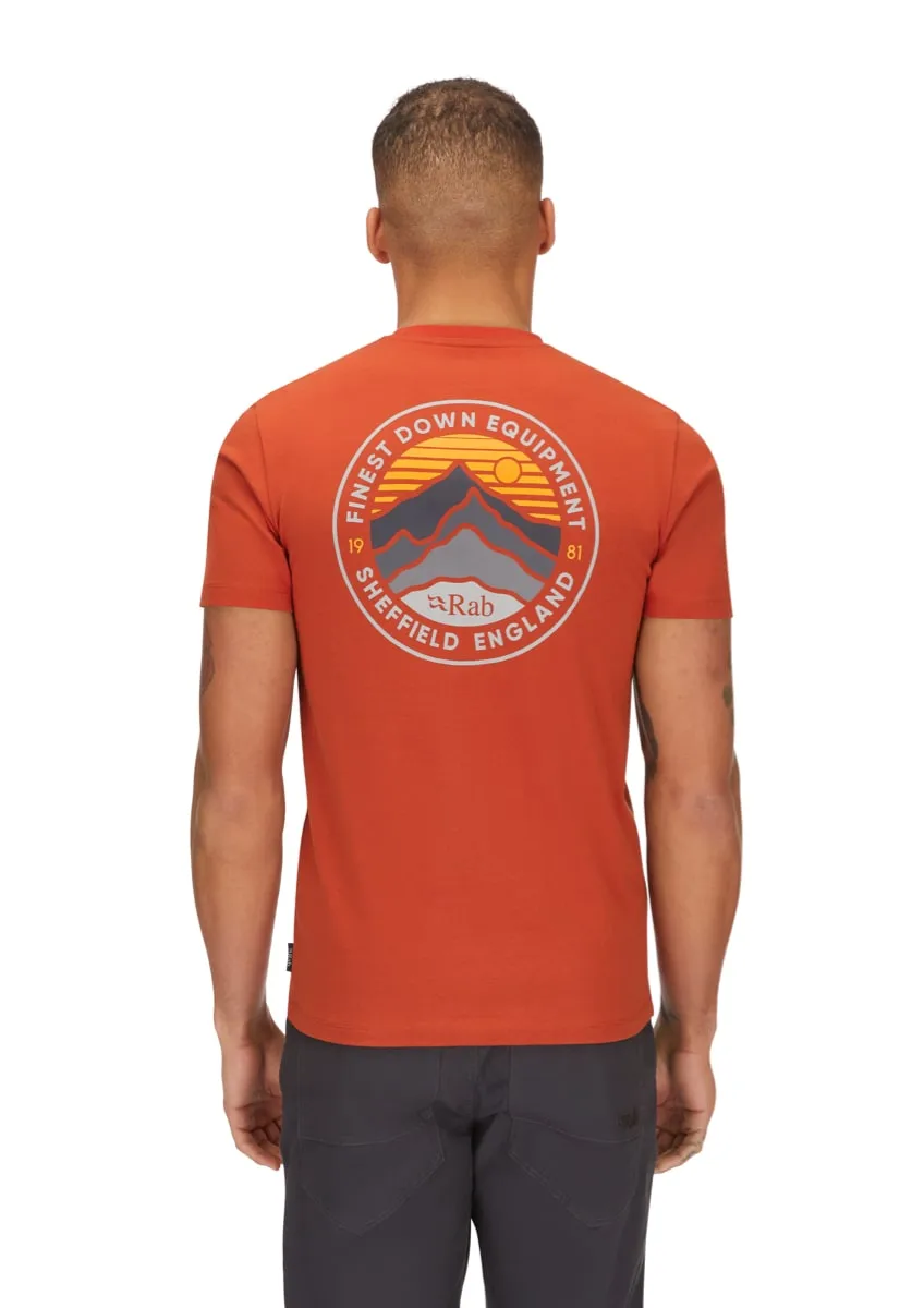 Rab Basecamp 3 Peak Tee Red Clay