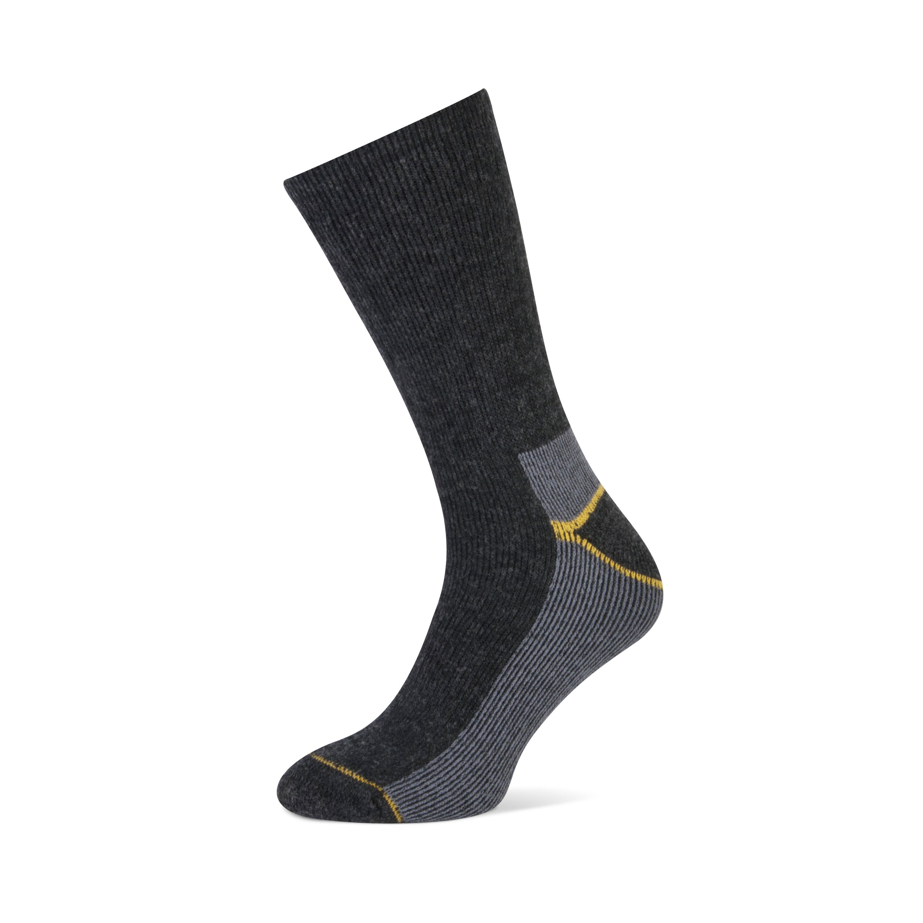 Stapp Yellow Thermo - Thermosokken - 2-pack - Antraciet - 39-42