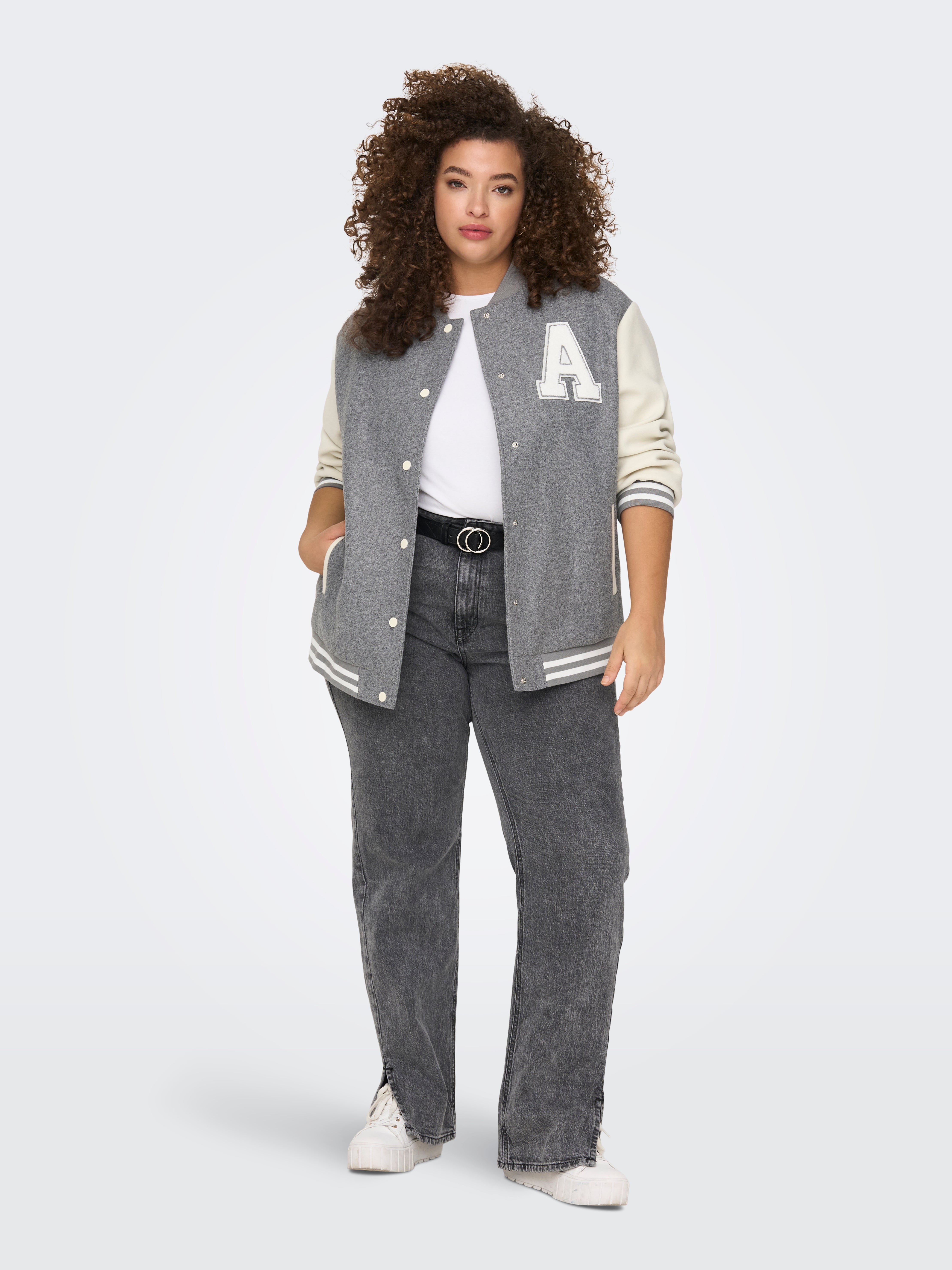 CARSILJA Blousonjacke Medium Grey Melange