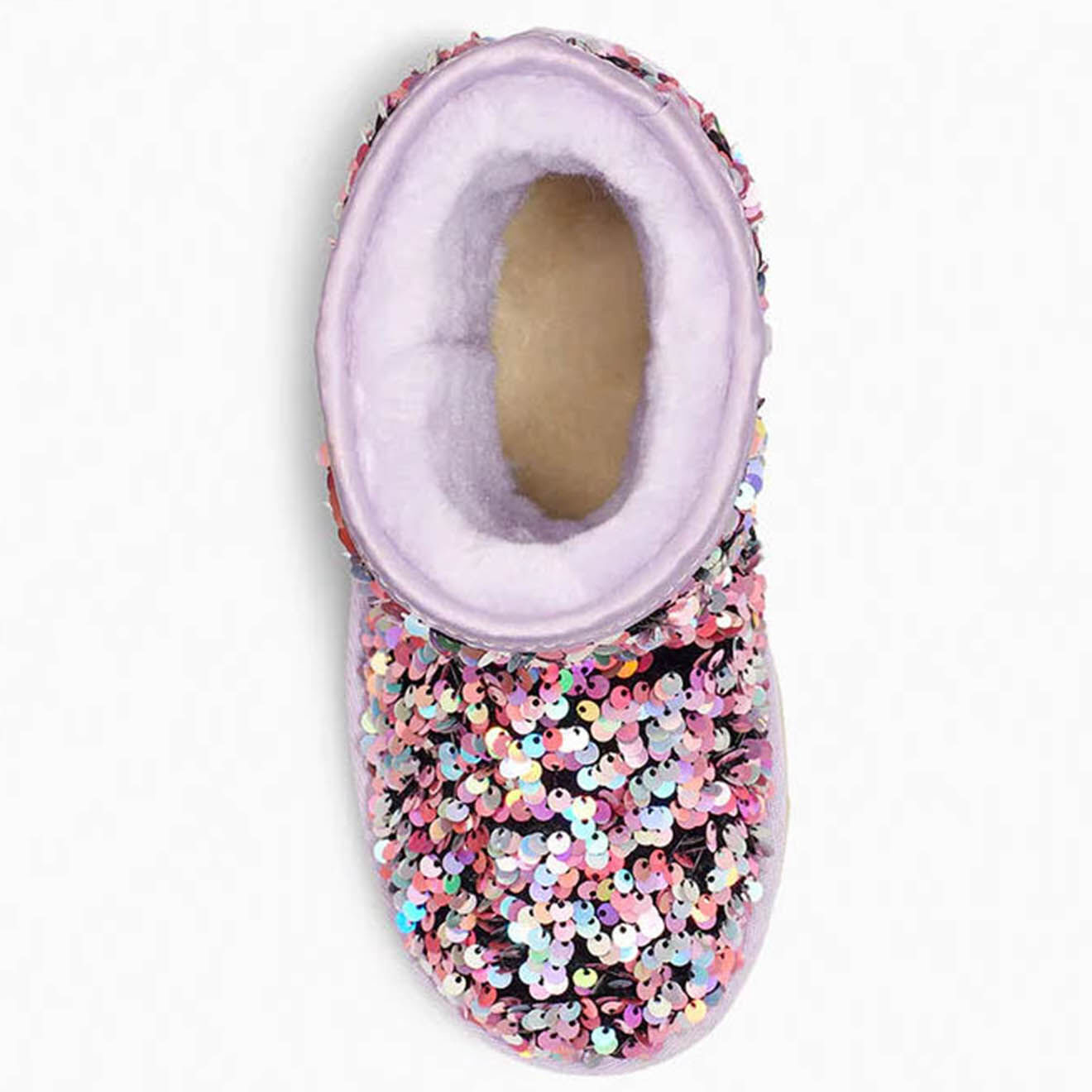 Ugg Boots fourrées Laine à Sequins Classic II Stellar rose/multicolore